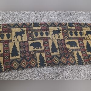 Rustic Lodge / Cabin style tapestry window valance 48"×16"